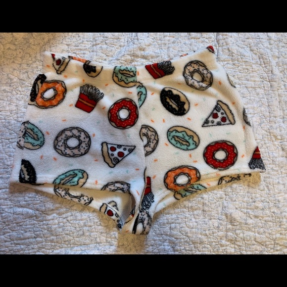 Junk food white pyjama shorts - Picture 3 of 3